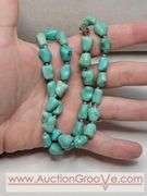 Turquoise And Sterling 17" Necklace. MB