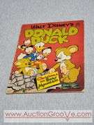 1947 Walt Disney's Donald Duck #178. Published by Dell Publishing Co. Golden Age Comic Book. 1st Appearance of Uncle Scrooge. 3.5 Very Good. staple on bottom missing and top staple is loose. CB