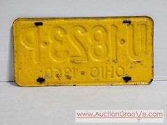 1960 OhioLicense Plate. A4