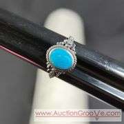 Sterling Silver and Turquoise Ring. Size 5. T5