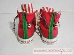 Converse Chuck Taylor All Star Christmas Jingle Bell Shoes. Size 9.5. T4