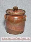 Red Wing Pottery Covered Jar. 6 x 7. B1