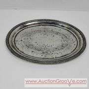 Serving Trays and 2 bowls. F. B. Rogers, L H Vaughan. A