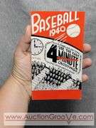 1940 Metropolitan New York Official Baseball Games. A1