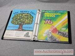 Minnesota Twins Official Programs. 1966, 67, 79, 73, 75, 74, 76 and 1972. A1