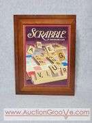 Scrabble. Wooden Box Vintage Game Collection. Parker Brothers. A1