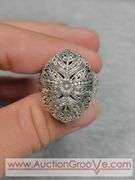 SARDA Sterling Silver Ring. Size 10. 12.7g. JB