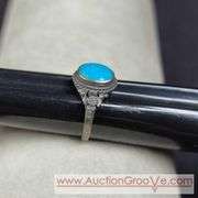 Sterling Silver and Turquoise Ring. Size 5. T5