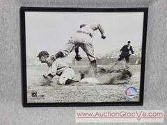 Cooperstown Collection MLB. Ty Cobb Sliding into 3rd Base. 10 x 8.5. A4