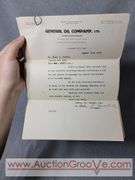 1936 Federal Trade Commission Rules, Policy and Acts, 1919 General Oil Company Shares Paperwork, Woodsonco Kansas Natural Gas Line, 1928 South American Oilfields Inc Share Certificate and 1928 Wall St