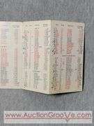 1954 Milwaukee Braves Broadcast Schedule. A1