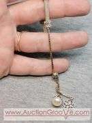 DGS Turkey Sterling Silver Pearl Filigree Bracelet. Slider to Adjust length. JB