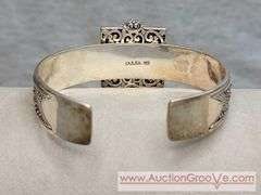 SARDA Sterling Silver Bracelet and Ring Size 9.5. 56g total. JB