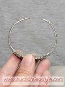 SARDA Sterling Silver Bracelet. Both Sides are bent one side has a small break. 31.4g. JB