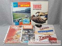 Minnesota twins Year Books. 1962, 64, 70, 71, and 1981. A1