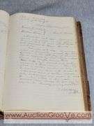 Antique 1858-1920 Justices' Dockets for the Township of La Crescent Minnesota. B2