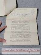 1936 Federal Trade Commission Rules, Policy and Acts, 1919 General Oil Company Shares Paperwork, Woodsonco Kansas Natural Gas Line, 1928 South American Oilfields Inc Share Certificate and 1928 Wall St