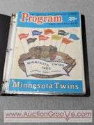 Minnesota Twins Official Programs. 1966, 67, 79, 73, 75, 74, 76 and 1972. A1