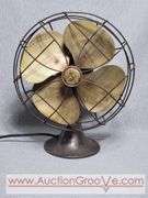 Emerson Electric Metal Antique Fan. WORKS!12 x 14. B2