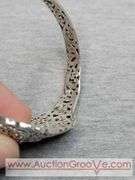 SARDA Sterling Silver Bracelet. Both Sides are bent one side has a small break. 31.4g. JB