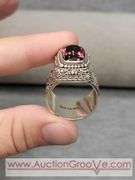 SARDA Sterling Silver Purple Mystic Quartz Ring Size 10. 19g. JB