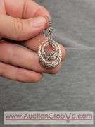 SARDA Sterling Silver Earrings. 8.5g. JB