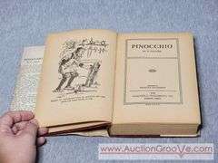 1924 Pinocchio By C. Collodi. Illustrations by Frances Brundage. The Saalfield Publishing Company. A1