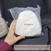 8 new unopened filters for a vacuum cleaner. 6.5 x 6.5 x 1. 2 felt and 2 foam each package. Number on package is X001AMPFHV. T4