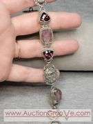 SARDA Sterling Silver Bracelet. Adjustable Length. 7-8". 40g. JB