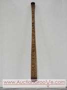 Antique high quality hand printed Baseball Hall of Fame bat Player names. 30". A2