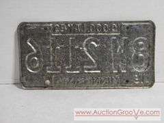 1964 Minnesota 10,000 Lakes License Plates. A4
