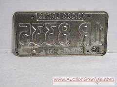 1964 Minnesota 10,000 Lakes License Plates. A4