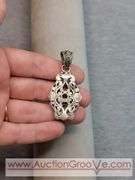 SARDA Sterling Silver Pure Pink and Mystic Topaz Pendant. 13.2g. JB