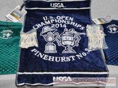 USGA Open Championship 2014. THREE NWT Woven Towels. Plus Three Bags of Extra Long Tees. T4