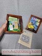 The Game of Life. Wooden Box Vintage Game Collection. Milton Bradley. A1