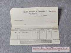 October 29 1929. 3 Stock Purchases from the day the Stock Market Crashed plus other Stock purchases. Sinclair Oil, Studebaker, General Electric, Mack Truck, Canada Dry and More. A1