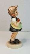 1972 Vintage M.I. Hummel "Sister" figurine, also known as "Girl with Basket" or "Little Sister".  Hummel. 4.5". TMK 4 mark © by Goebel, W. Goebel, W. Germany used up to 1972.