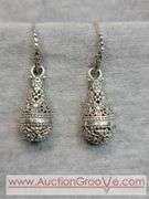 SARDA Sterling Silver Teardrop Earrings. 8g. JB