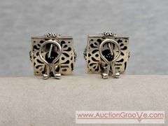 SARDA Sterling Silver Earrings. Matches Lot 67. 12.3g. JB