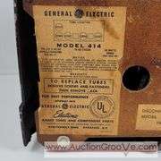 General Electric Radio. Model 414. Plugged in and it did not respond. 12 x 6 x 7. A