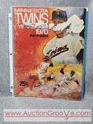 Minnesota twins Year Books. 1962, 64, 70, 71, and 1981. A1