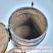 Metal tea Kettle. Decoration only. 9 x 9. A
