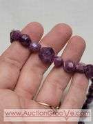 Polished Uncut Stauer Ruby Necklace. 925. 17.5" MB