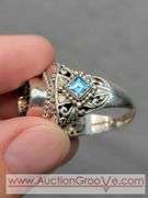 Mystic Topaz Ring Size 9.5. 12.4g. JB