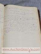 Antique 1858-1920 Justices' Dockets for the Township of La Crescent Minnesota. B2