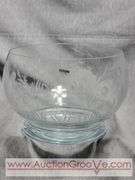 Krosno of Poland. Etched and Cut Crystal Bowl. 7 x 5. A3