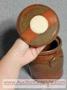 Red Wing Pottery Covered Jar. 6 x 7. B1