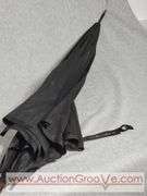 Antique TA Chapman Co. Milwaukee WI Umbrella with Wooden Handle. The tie ripped off. A2