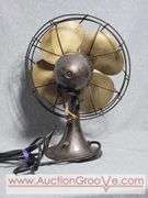 Emerson Electric Metal Antique Fan. WORKS!12 x 14. B2