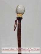 Vintage baseball carnival cane. 34". A2